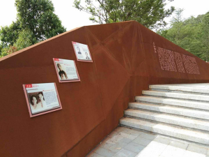 西城耐候钢挡土墙